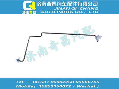 wg9425477125,汕德卡配件 汕德卡轉(zhuǎn)向器進(jìn)油鋼管總成,濟(jì)南奇昌汽車配件有限公司