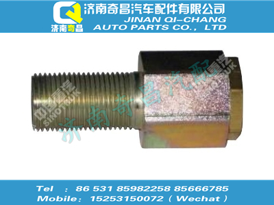 wg9000361105,HOWO配件 HOWO卡套式直通過(guò)板接頭體L12/NG12,濟(jì)南奇昌汽車配件有限公司