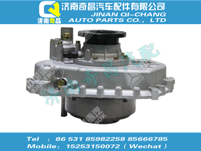 az2203100063,SITRAK配件范圍擋副箱總成(HW15710鋁殼、取力器、電磁式傳感器),濟南奇昌汽車配件有限公司