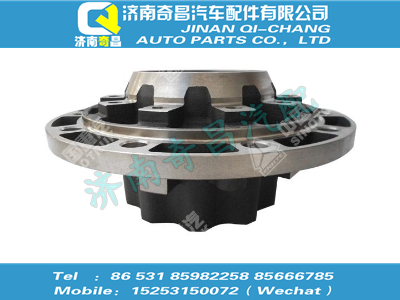812w35701-0155,HOWO配件 HOWO后輪轂,濟(jì)南奇昌汽車配件有限公司
