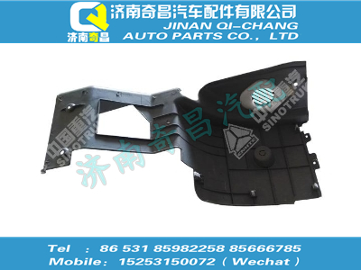 wg1646160172,HOWO配件 HOWO副司機(jī)側(cè)儀表臺(tái)下護(hù)面?zhèn)壬w總成,濟(jì)南奇昌汽車(chē)配件有限公司