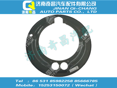 wg9970440062,汕德卡配件 汕德卡前制動器防塵罩(右),濟(jì)南奇昌汽車配件有限公司