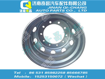 wg9100610065,T5G配件 T5G22.5×9.00車輪總成,濟南奇昌汽車配件有限公司