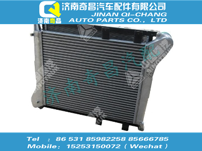 wg9725530129,T5G配件 T5GHOWO小馬力瘦版散熱器總成,濟南奇昌汽車配件有限公司