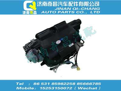 az1642848302,HOWO配件 HOWO帶電動風門的暖風機總成(中文，重汽插件，水閥外置)（內(nèi)飾件）,濟南奇昌汽車配件有限公司
