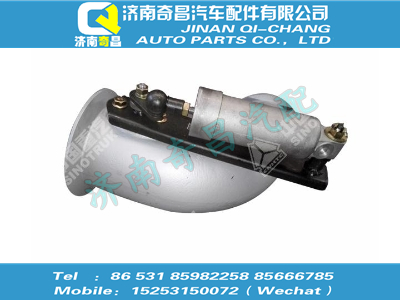wg9725541024,SITRAK配件鑄鐵排氣管（HOWO95、96機(jī)用）,濟(jì)南奇昌汽車配件有限公司