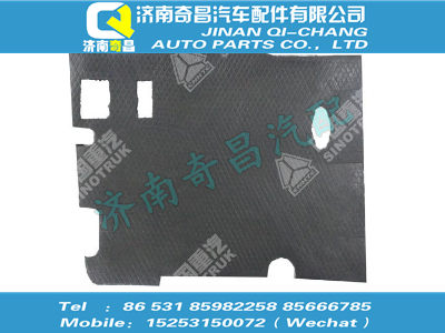 wg1608180010,汕德卡配件 汕德卡發(fā)動(dòng)機(jī)罩瀝青墊（EGR）,濟(jì)南奇昌汽車配件有限公司