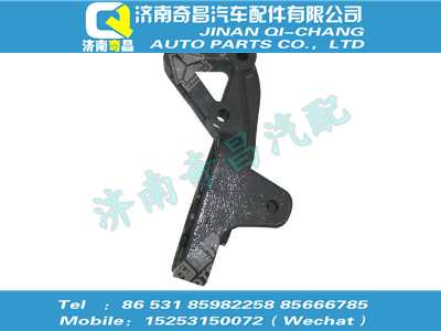 az1664440014,HOWO配件 HOWO長駕駛室后懸左下支架(395sus),濟(jì)南奇昌汽車配件有限公司
