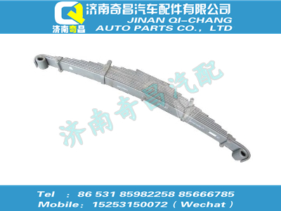wg9731520041,T5G配件 T5G前左鋼板彈簧總成,濟南奇昌汽車配件有限公司