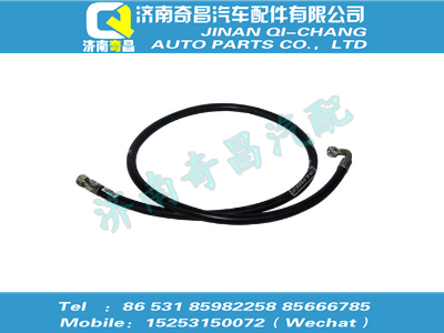 tz53917300119,汕德卡配件 汕德卡高壓軟管高壓軟管（閥組至三通）,濟(jì)南奇昌汽車(chē)配件有限公司