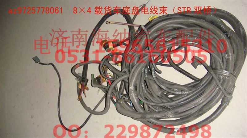 AZ9725778061,8×4載貨車底盤電線束（STR雙橋）,濟南海納汽配有限公司