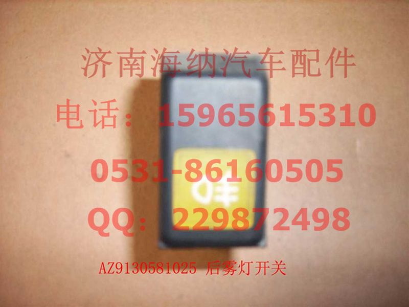 WG9130581025,后霧燈開關,濟南海納汽配有限公司