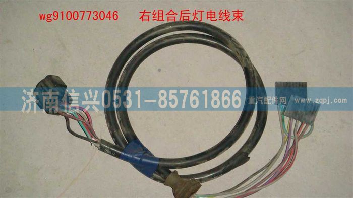 WG9100773046,右組合后燈線束,濟(jì)南信興汽車配件貿(mào)易有限公司