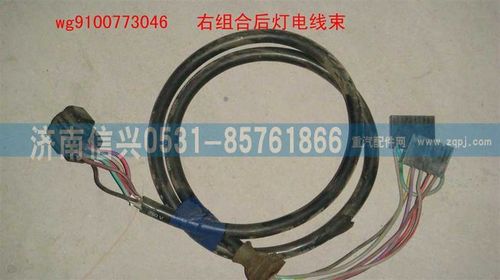 WG9100773046,右組合后燈線束,濟(jì)南信興汽車配件貿(mào)易有限公司