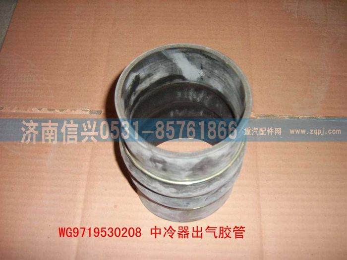 WG9719530208,中冷器出氣膠管（三元乙丙橡膠）,濟南信興汽車配件貿(mào)易有限公司
