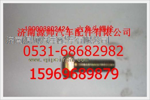 190003802424,重汽豪沃六角頭螺栓190003802424,濟(jì)南源帥汽車配件有限公司